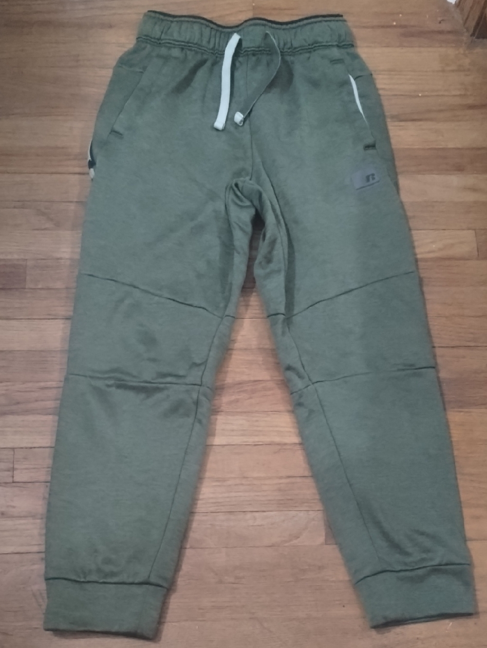 Russell Athletic Olive Green Kids Jogger Sweatpants